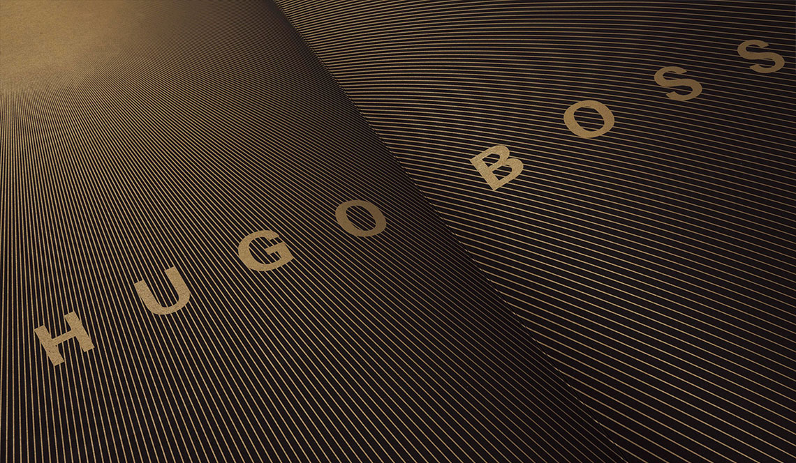 Hugo Boss Invitation - Foil Stamping