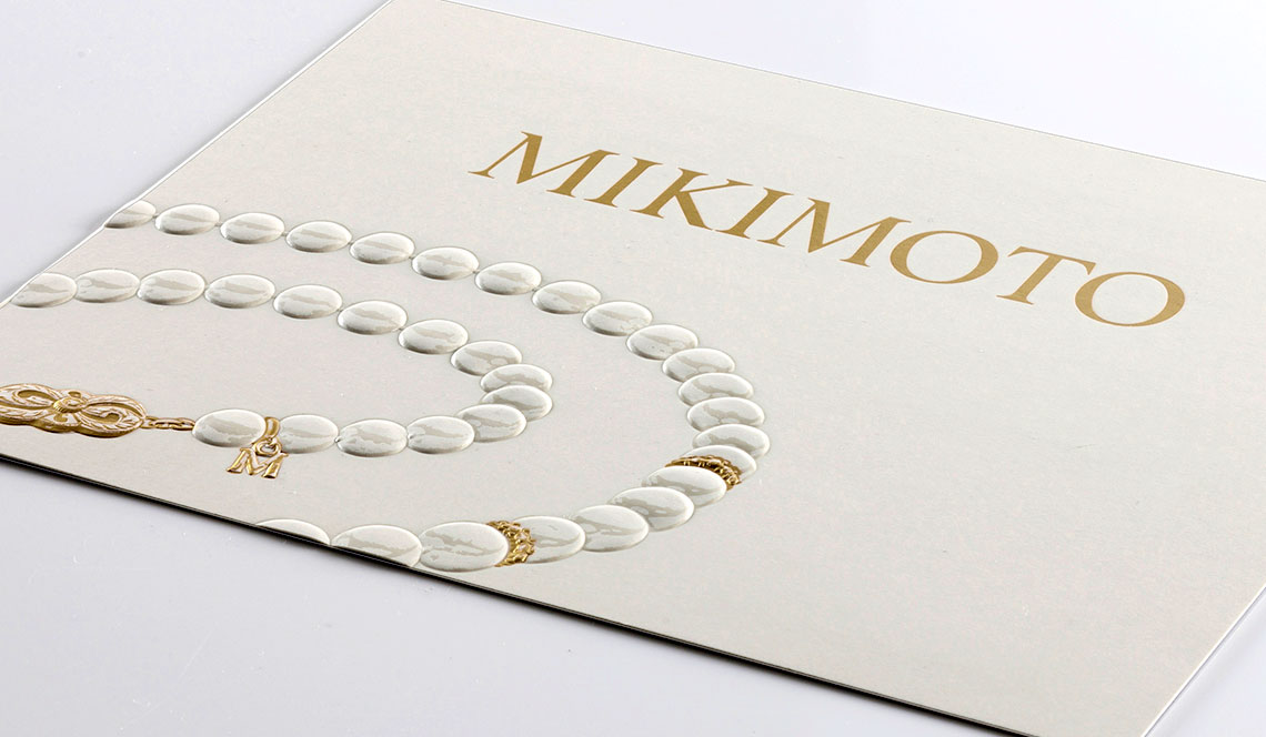MIKIMOTO FOIL STAMPED MAILER