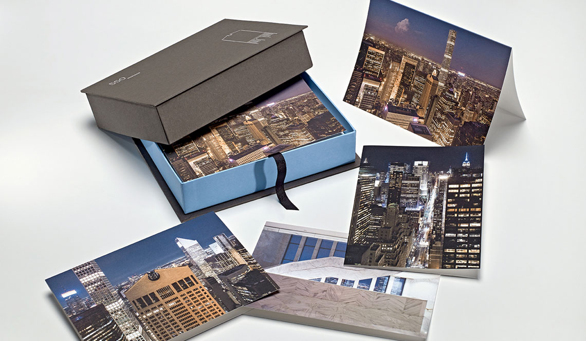 Custom box and note cards